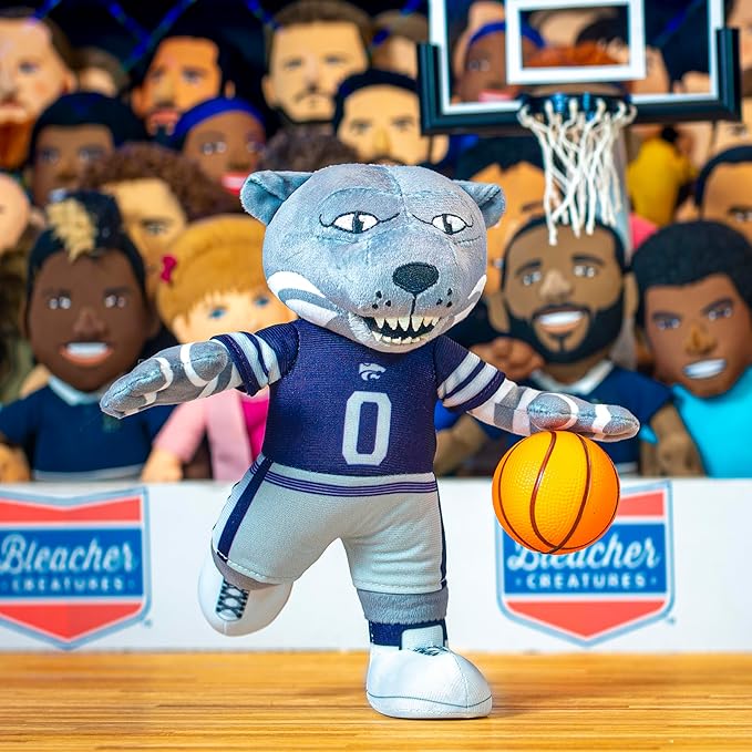 Bleacher Creatures Kansas State Willie The Wildcat 10" Mascot Plush Figure - A Mascot for Play or Display