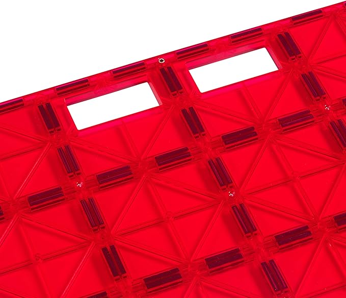 Playmags Super Durable Building Stabilizer Set, Great Add On to All Magnet Tiles Sets, Works with All Leading Brands 1-12"x12" & 4-6"x6" (Colors May Vary)