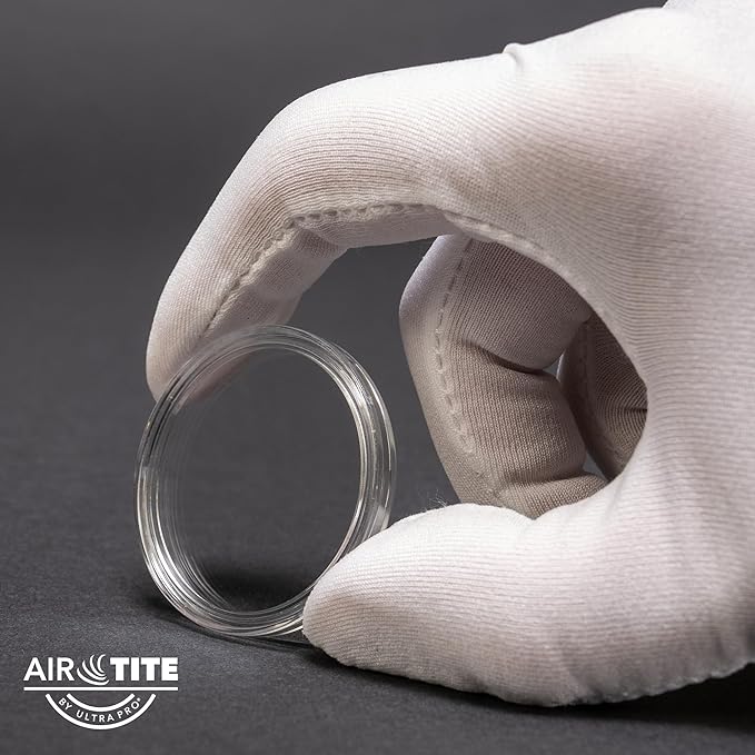 Air-Tite Holder H38 25ct Coin Holder/Coin Capsules - Protect & Display 38mm Collectible Coins, Direct Fit for 38mm Coins, Clear and Durable Protection for Collectible Coins Preserve Your Coins