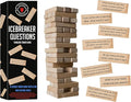 Icebreaker Questions Tumbling Tower Game™ - 54 Fun Conversation Starters - Family and Friends Party - Team-Building, Corporate, Get to Know You