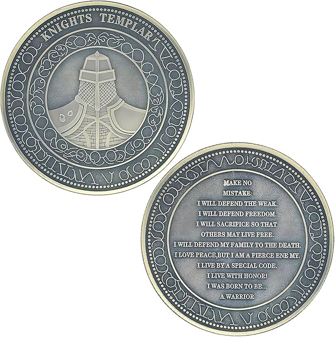 Knight Templar Challenge Coin Religious Coin Collection Commemorative Gift