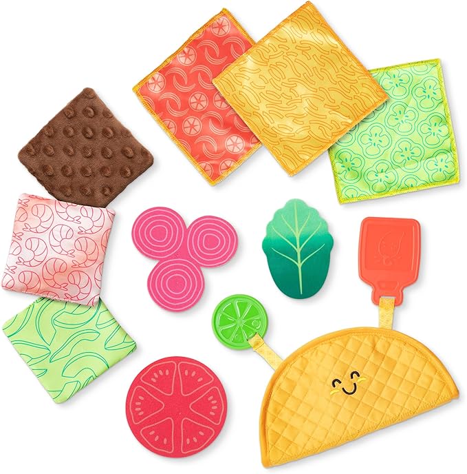 Melissa & Doug Multi-Sensory Soft Taco Fill & Spill Infant Toy - Sensory Toys For Babies, Baby Taco Toy, Baby Toys For Ages 6 Months And Older
