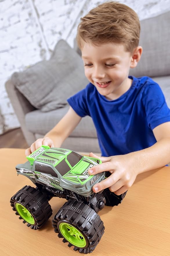 Exploding Monster Truck Toy with Explosive Crash Sounds and Lights, Smash It Up Again and Again, 8.7” Monster Truck Toys for Boys Kids Ages 3, 4-7 & Above | Toddler Toys for 3 Year Old Boys Gift
