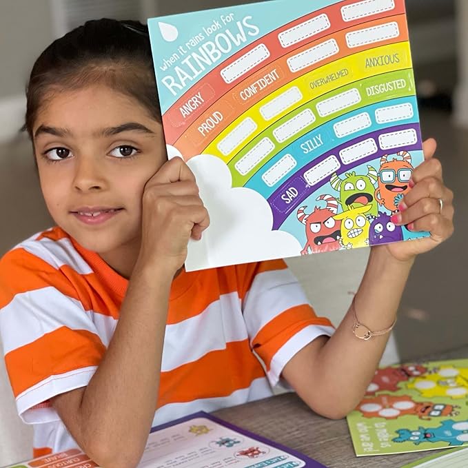 Open The Joy Learning Emotions Toolkit: Explore Emotions with a Unique and Engaging Sticker Game for Children - Ages 5 Years & up