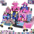 150 PCS Magnetic Blocks with Light Blocks,Magnetic Cubes Magnetic Building Blocks Toys for Ages 3-10 STEM Sensory Educational Stacking Toys for Boys & Girls Birthday Chritmas Gifts