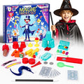 Magic Tricks Kit, 17 in 1 Magic Tricks for Kids Age 6 + with Step-by-Step Video Instructions for Each Trick from Professional, Christmas Halloween Birthday Gifts for Kids