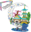 Moon Palace Micro Brick Building Set (3661 Pieces) – Famous Chinese Fable Architecture Model Educational Toy Gift for Kids and Adults