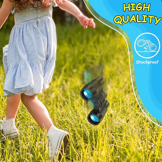 ESSENSON Binoculars for Kids Toys Gifts for Age 3-12 Years Old Boys Girls Kids Telescope Outdoor Toys for Sports and Outside Play, Bird Watching, Birthday Presents