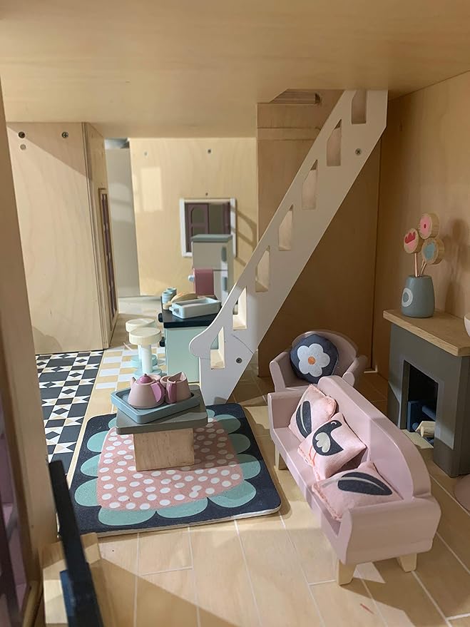 Tender Leaf Toys - Dovetail Dollhouse Accessories - Detailed Wooden Furniture Sets and Room Decor - Encourage Creative and Imaginative Fun Play for Children - Age 3+