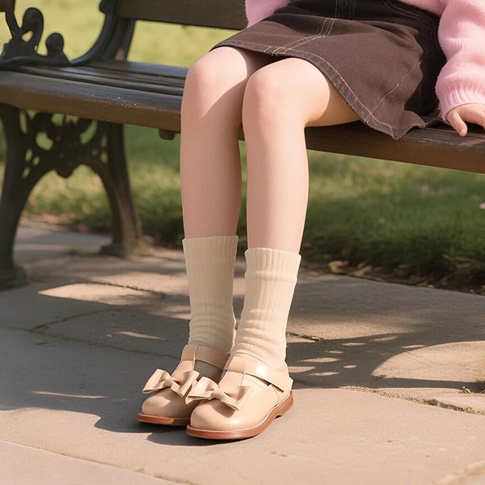 Felix & Flora Toddler Little Girl Mary Jane Dress Shoes - Ballet Flats for Girl Party School Shoes