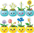 ICEKO KN 8 Pack Party Favors for Kids Building Set-494PCS Mini Succulent Flowers Building Blocks Sets for Classroom Prizes,Goodie Bag Stuffers,Birthday Children's Day Gifts for Boys Girls 6+
