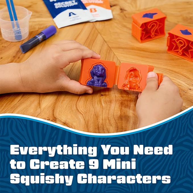 Elmer's Squishies Kit, Minis | Make Your Own | Creates 9 Characters | Pack of 4