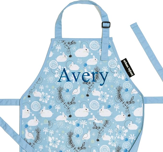 Urban Infant Little Helper Kids Apron - Children's Cooking Art Gardening - Great Gift for Toddler Boys and Girls