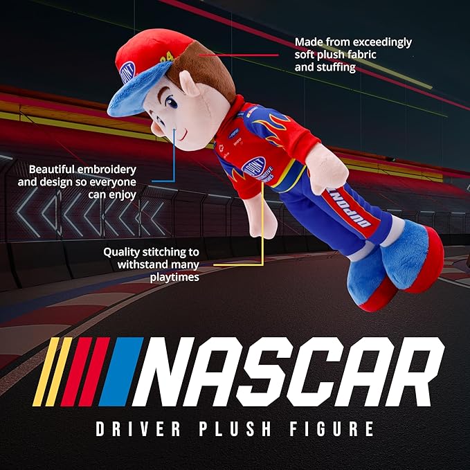 Playtime by Eimmie Plushible NASCAR Hendrick Motorsports Jeff Gordon Dupont 14 Inch Plush Figure