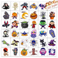 102 PCS Halloween Individually Wrapped Temporary Tattoo for kids - Pumpkin/Ghost/Candy Temporary for Girls Boy Body Arm Shoulder Tattoos Stickers,Halloween Decorations,Party Supplies