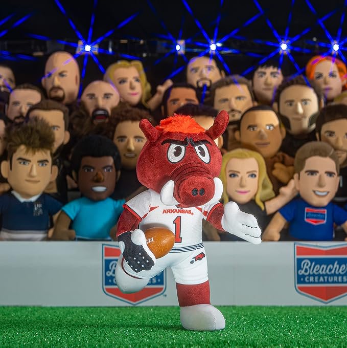 Bleacher Creatures Arkansas Razorbacks Big Red 10" Mascot Plush Figures - A Mascot for Play or Display