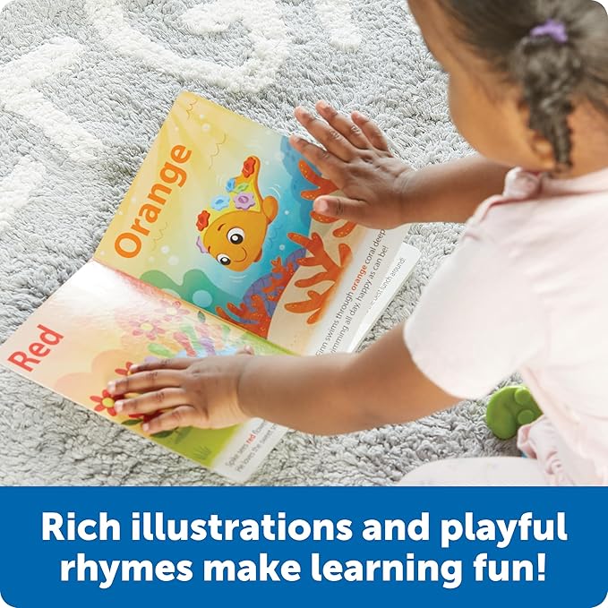 Learning Resources Spike and Friends Counting & Colors Book Set - 6 Pieces, Age 18 Month+ Toddler Activities, Educational Toys Set, Color Teaching Toys