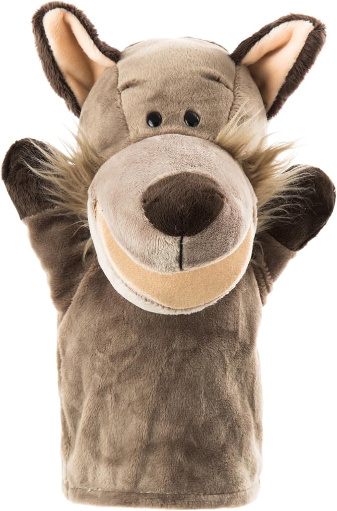 Animal Hand Puppets Set for Kids & Adults - 12.5" Premium Quality Soft Plush Toys with Movable Mouths - Perfect for Storytelling, Teaching, Preschool, Role-Play - Durable, Vibrant, Educational Puppets