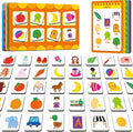 SpriteGru Magnetic First Word Matching Game, Funny Words Learning Game, Race to Collect Your Lists Educational Toy for Boys & Girls at Home