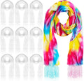Suhine Blank White Bikini Cover up Wraps to Tie Dye, Full Cotton Summer Scarf Tie Dye Fabric