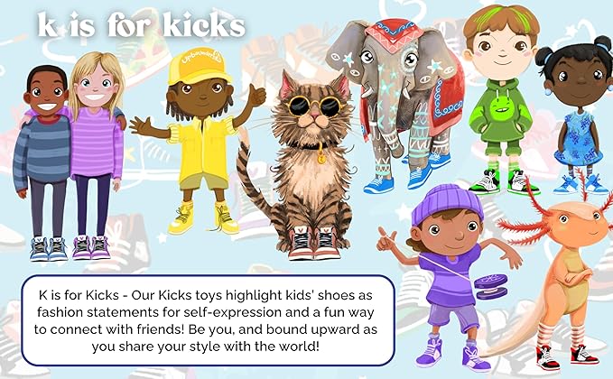 48pc FSC Wooden Tray Puzzle - Upbounders® Be You Rainbow Kicks & Zoo Animals | Colorful Sneakers, Multicultural Kids | Ages 4+ Educational Toy