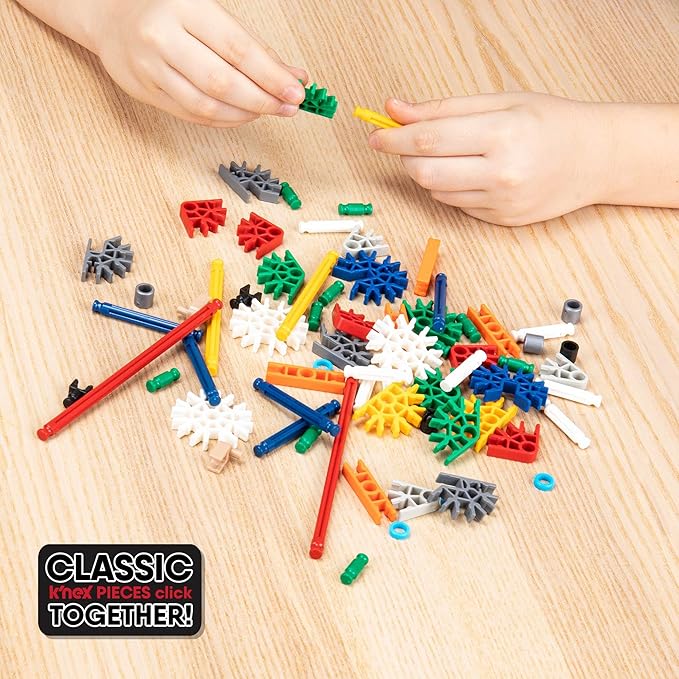 K'NEX - 100 Model Building Set ‚ 863 Pieces, STEM Building, Kid Construction Set‚ Ages 7+