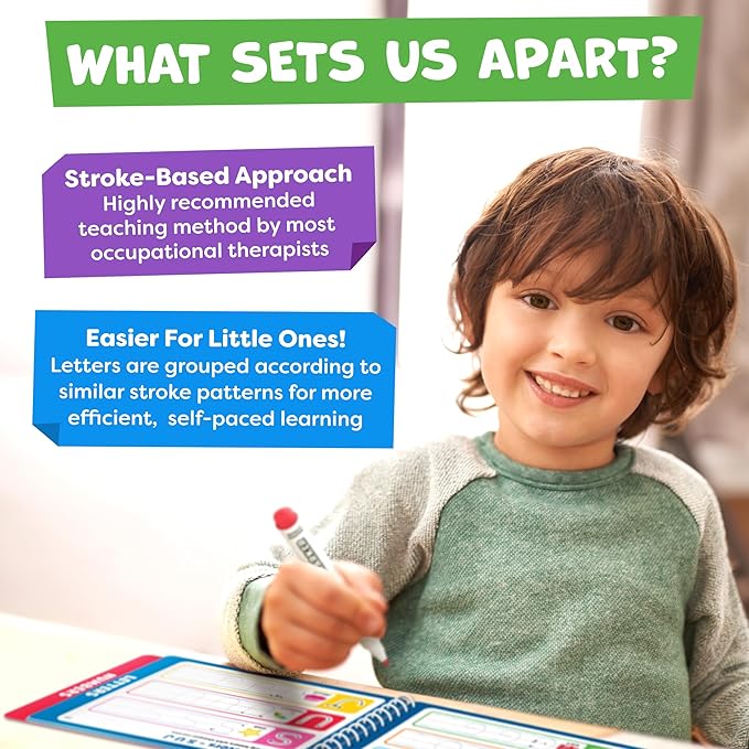 Preschool Learning Activities - Tracing Books for Kids Ages 3-5 - Toddler Handwriting Practice - Letter Tracing for Kids Preschool Kindergarten Workbooks 3-4, 4-5 Learning Books - 3 year old boy gift