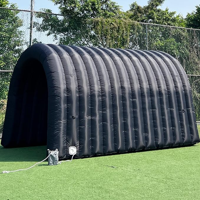 Inflatable Tunnel Sports Tunnel Entrance with Internal Blower Inflatable Tunnel Tent for Business Advertising Event Exhibition Promotion,Street,Shop,Supermarket,School(16x10x10ft)