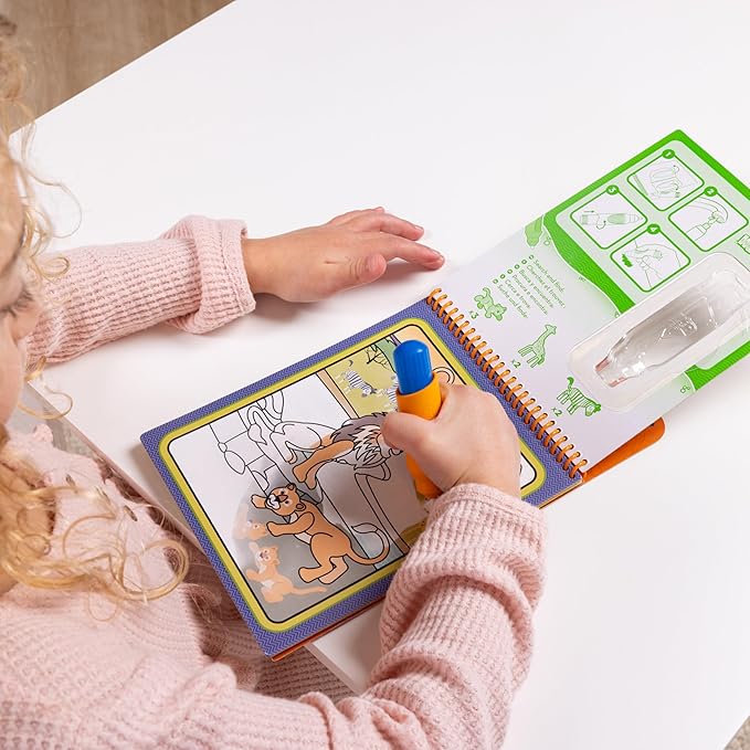 Melissa & Doug On The Go Water Wow! Reusable Water-Reveal Activity Pad - Safari - FSC Certified