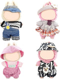 4 Pack—17 cm Doll Clothes for Cute Accessories for Fashion，Perfect for Play & Display, Dolls Clothing Girl Chic Style Set Elegant Dress Accessories(No Dolls and Shoes) (Set I)