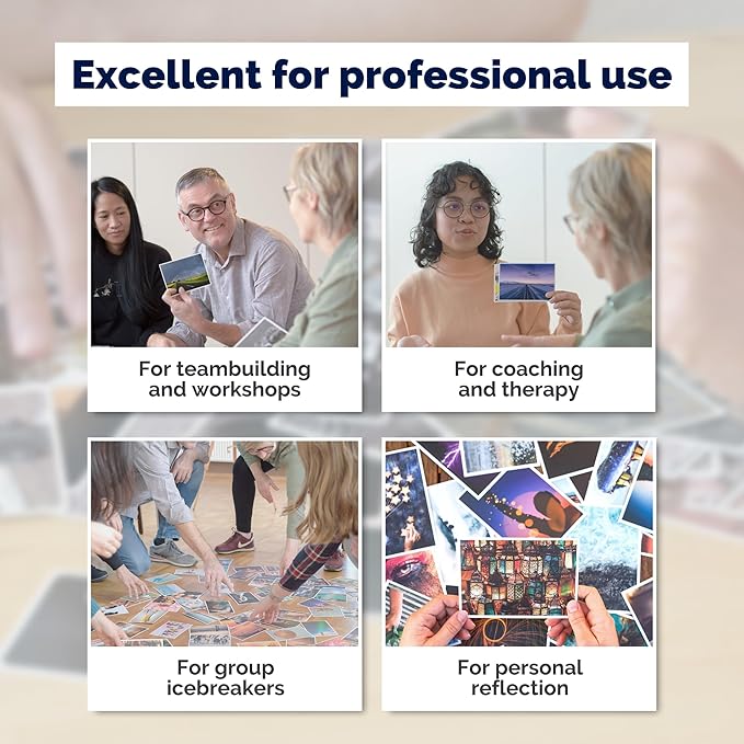 metaFox Coaching Picture Cards | Pathways of Life | 52 Postcards for Coaching and Therapy - Use as Icebreakers for Workshops and Team Building Activities