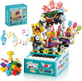 STEM Piano Music Building Block Set with Light & Sound, Real Playable Building Toys for Kids Ages 6+, Birthday Gift & Room Décor, DIY Creative Toys for Kids & Adults