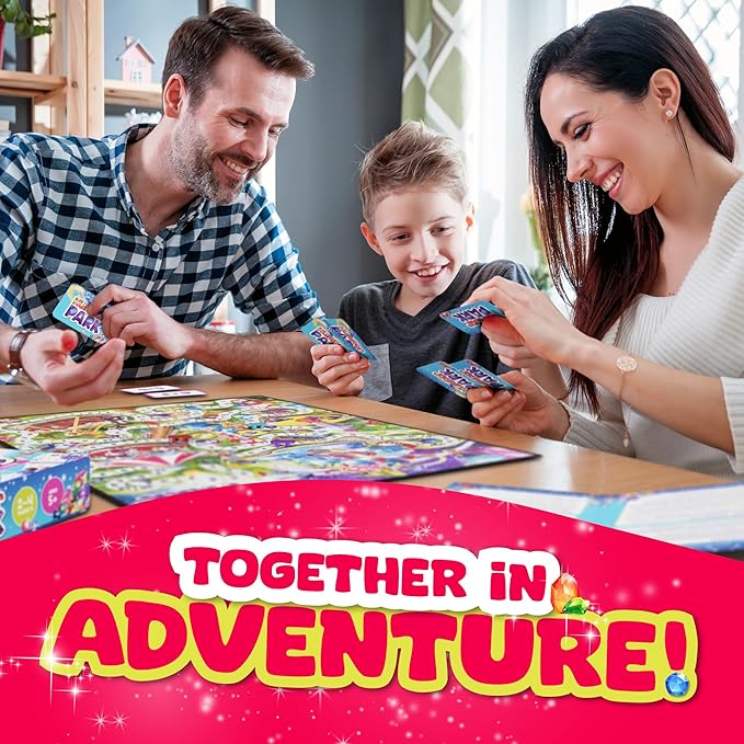 Number Park - Addition & Subtraction Math Games for Kids Ages 5-8 - Fun Educational Learning Game - Board Games for Kindergarten & Up - Gift