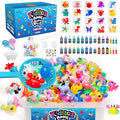 Kiditos Magic Water Elf Toy Kit–Squishies for Kids, 24 Gels+6 Glitter Powders&20 Molds, Magic Gel Water Pets Sensory Toy, Fun DIY Craft Kit, Party Favors, Birthday & Christmas Gifts for Kids Ages 3+