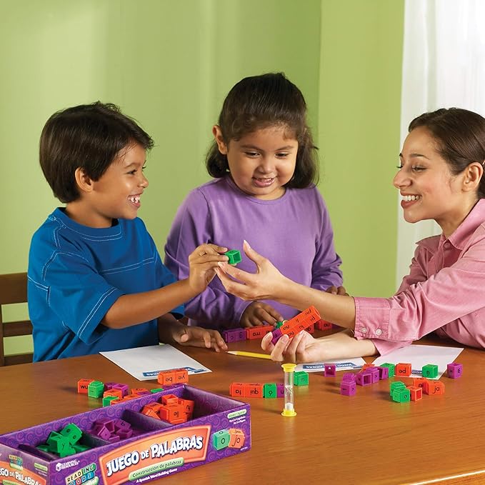 Timed word building game – Spanish, Multicolor (LER7241)