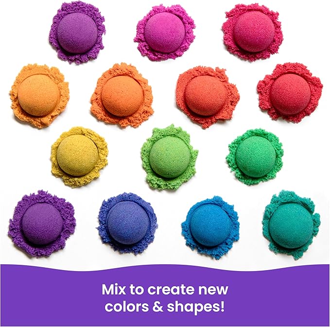 Kinetic Sand, 2.5lbs Blue Play Sand, Moldable Sensory Toys for Kids, Resealable Bag (Packaging May Vary), for Ages 3 and up