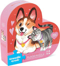Crocodile Creek Jigsaw Puzzle, 36 Piece for Kids 3 Years and Up, Heavy-Duty Shaped Box for Storage, Finished Puzzle Size 18 x 18 inches, Friends Fur-Ever