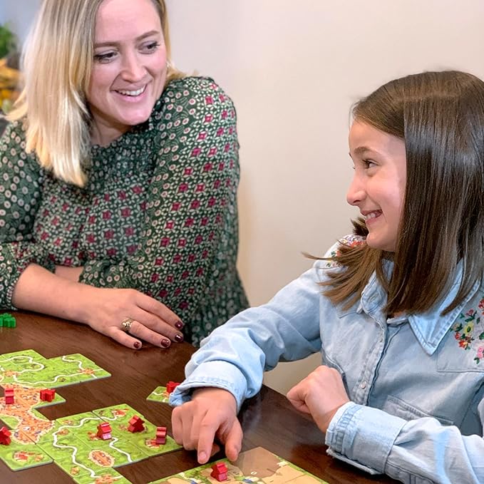 Asmodee Carcassonne Board Game - Classic Tile-Laying Strategy Game, Family Fun Medieval Adventure for Kids & Adults, Ages 7+, 2-5 Players, 35 Minute Playtime