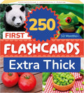 TOYVENTIVE First 250 Thick Toddler Flash Cards, 1 2 3 4 Year Old Letter, Number, Color, Animal, Baby Flash Cards Activities, Montessori Toys for Toddlers and Preschool, Toddler Learning Cards