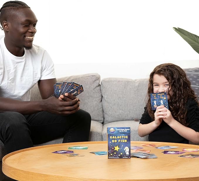 Celestial Buddies Galactic Go Fish Card Game | Space-Themed Fun Educational Game for 2-4 Players, Kids Ages 3+ | STEM Learning, Planets & Space Exploration