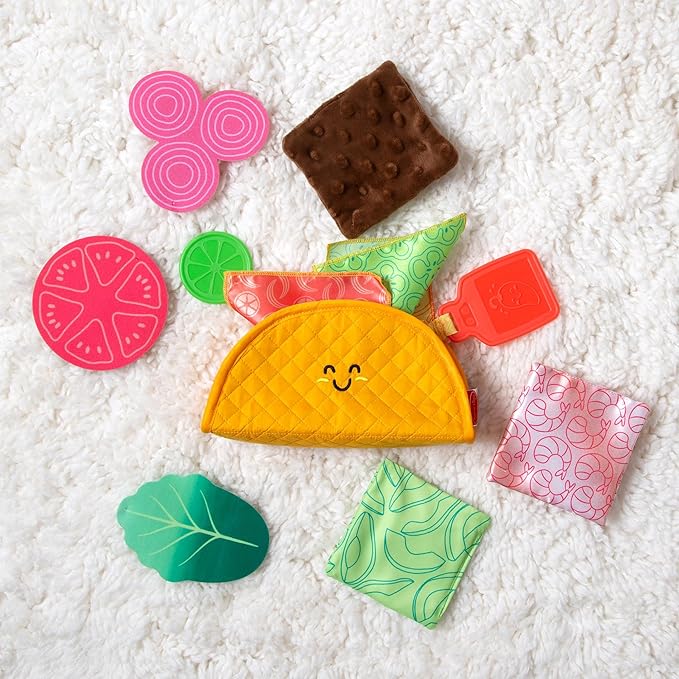 Melissa & Doug Multi-Sensory Soft Taco Fill & Spill Infant Toy - Sensory Toys For Babies, Baby Taco Toy, Baby Toys For Ages 6 Months And Older