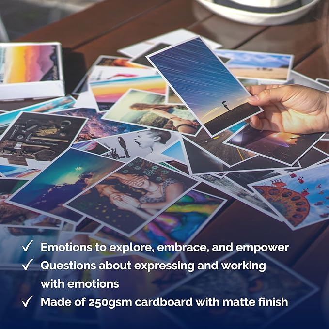 metaFox 'Feelings Palette' - 52 Cards for Self-expression, Coaching, and Therapy l Express and work with your emotions