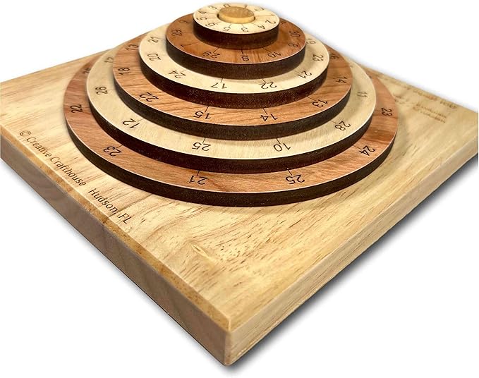 Creative Crafthouse Revolving Double Century Puzzle - Very Challenging Brain Teaser for Adults