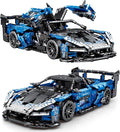 Veottye GTRS Super Sports Car Building Blocks Kit,1:14 Scale MOC Car Model Building Toys,for 8+ Year Boys,Adult(1404 Pieces)