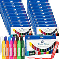 20 Sets Tempera Paint Sticks for Kids 12 Colors Washable Quick Drying Tempera Paint Sticks Bulk for Children Art Supplies Paper Wood Glass Rock Poster Canvas