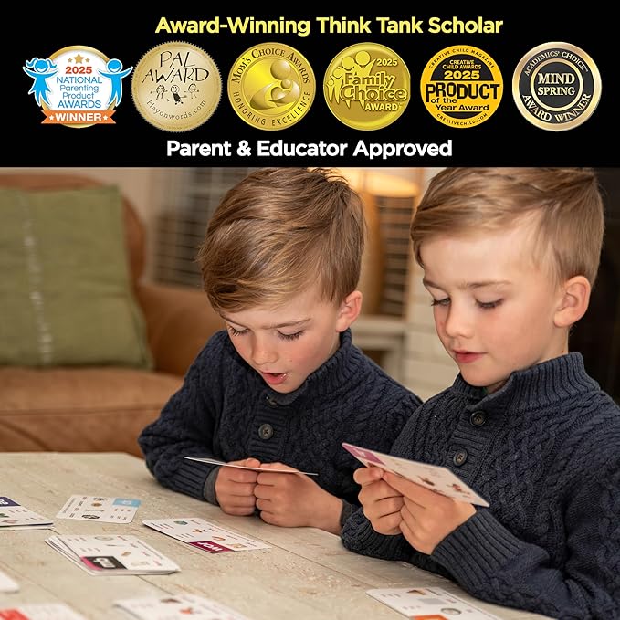 Think Tank Scholar 1600+ Words Ultimate Learn to Read Bundle (Award Winning) 620 Sight Words, 122 Phonics Rules w/Prefixes, Suffixes, 36 Games, 36 Tips, 2 Alphabet Dice, Pre-K, K, 1st, 2nd, 3rd