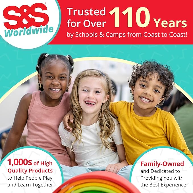 S&S Worldwide Color Splash! Liquid Tempera Bulk Paint, Set of 12 in 11 Bright Colors, 16-oz Easy-Pour Squeeze Bottles, For Arts & Crafts, School, Classroom, Poster Paint, For Kids & Adults, Non-Toxic.