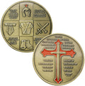 Put On The Whole Armor of God Challenge Coin Templar Knight Coin