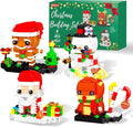 Eelexa Christmas Building Toys Set Includes Santa Claus, Snowman, Reindeer, Gingerbread, Christmas Building Blocks for Kids, Boys and Girls, Ages 6+ (853 Pcs)