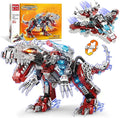 STEM 2 in1 Dinosaurs Building Kits 422PCS, Compatible with Lego Dinosaurs Bricks, Toys for Kids Age 6-10 Year Old, Educational Building Sets Best Gifts for Boy 6-10